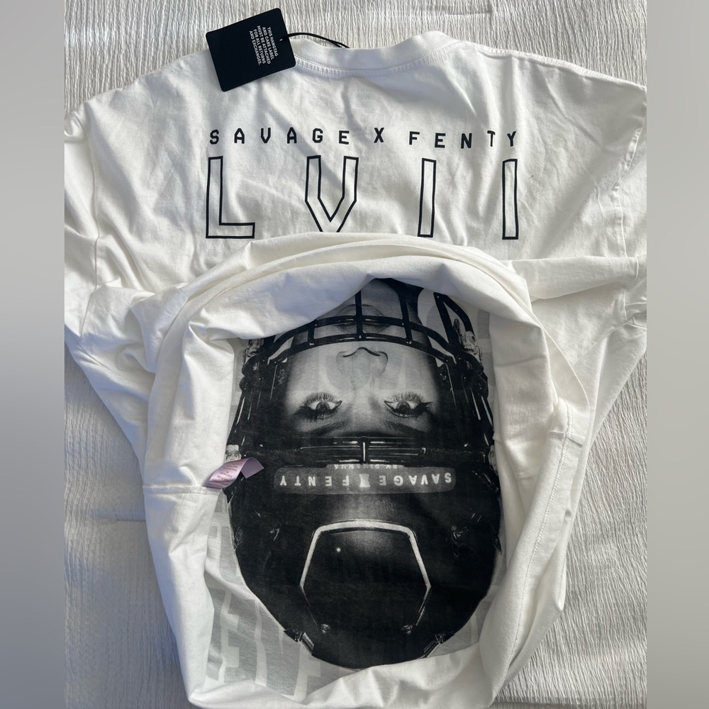 Savage x Fenty Sport Rhianna Super Bowl LVII half time shirt